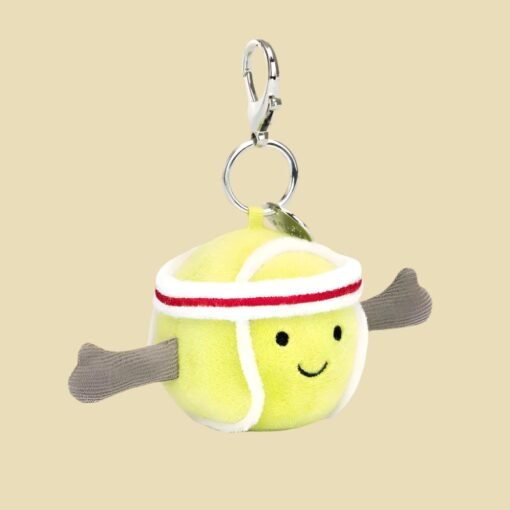 jellycat Amuseables Sports Tennis Bag Charm