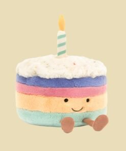 Jellycat Amuseables Rainbow Birthday Cake 1