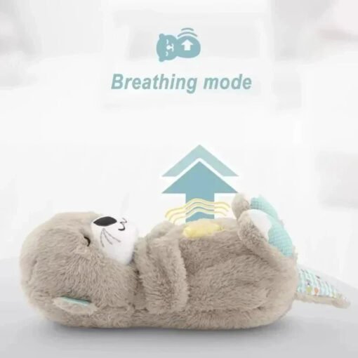 Mykro™ 2024 New Soothe 'n Snuggle Otter Portable Plush Breathing Sound Companion - Image 11
