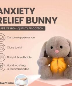 Mykro™ Breathing Rabbit Sleep Companion – 2025 Soothing Plush Toy with Light & Sound