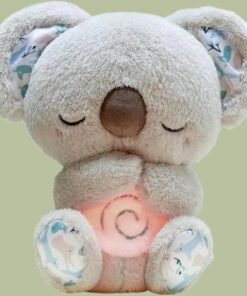 Mykro™ 2024 New Soothe 'n Snuggle Koala Portable Plush Breathing Motion Sound Companion