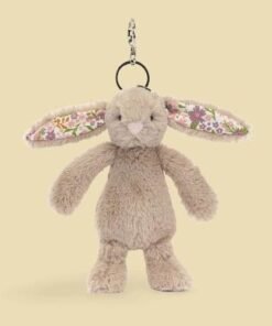 Blossom Beige Bunny 'Petal' Bag Charm