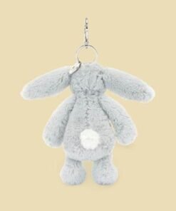 Bashful Silver Bunny Bag Charm
