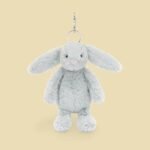 Bashful Silver Bunny Bag Charm