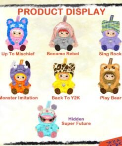 WAKUKU Fuzzy Trendy Fun Party Series Plush Blind Box