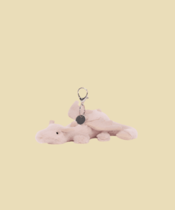 Rose Dragon Bag Charm