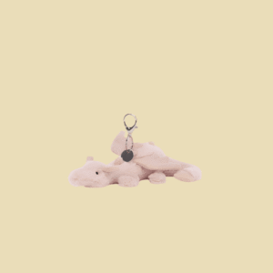 Rose Dragon Bag Charm