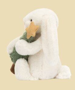 Bashful Bunny with Christmas Tree
